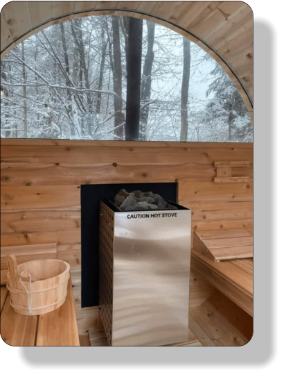 Sauna Baril Fenetre